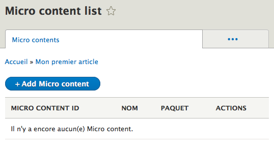Liste des micros contenus