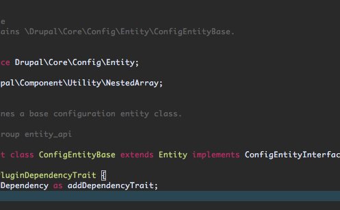 Drupal 8 - ConfigEntityBase