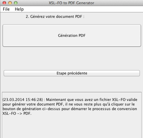 Génération PDF