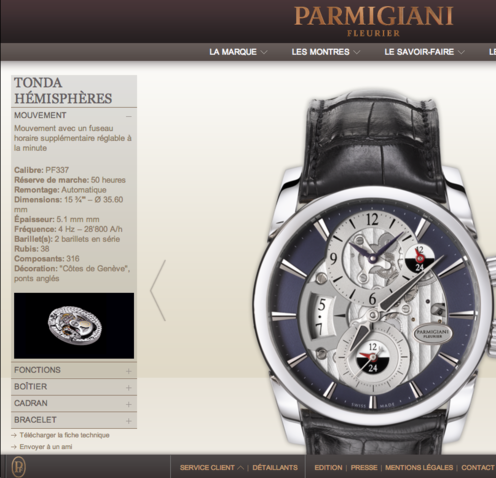 Parmigiani Fleurier - modèle