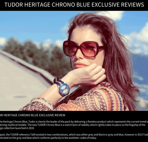 Watchonista - Tudor Chrono Blue action : Reviews