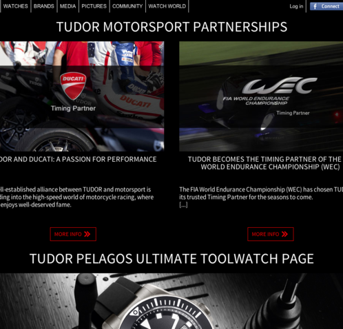Watchonista - Brand : Tudor homepage